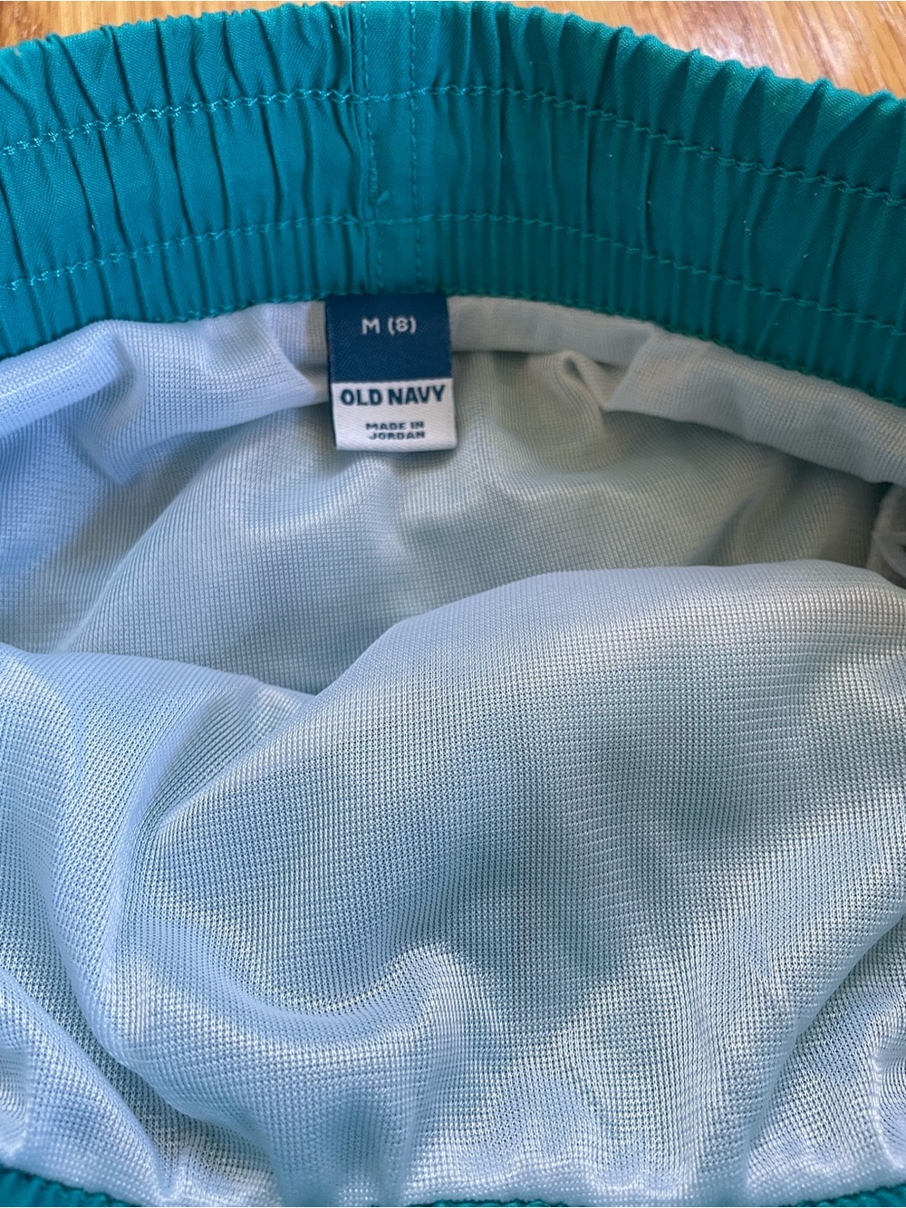 Bundle of boys’ swim trunks in teal & light blue - Picture 2 of 5